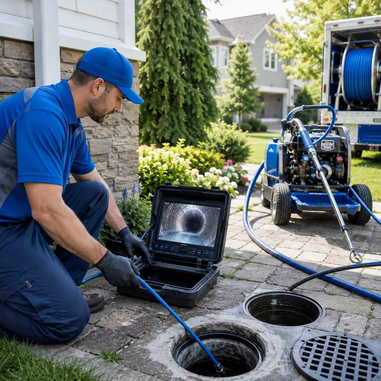 Outdoor drain cleaning professionals serving Ramona, OK